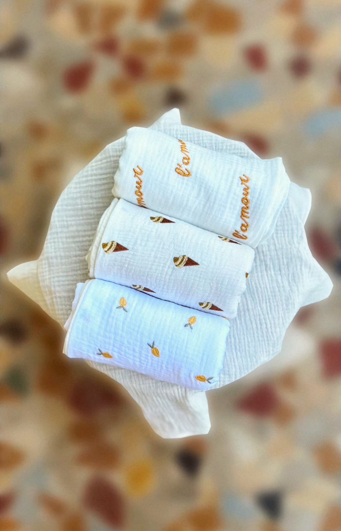 Trio double lange 🍋🧡🍦
