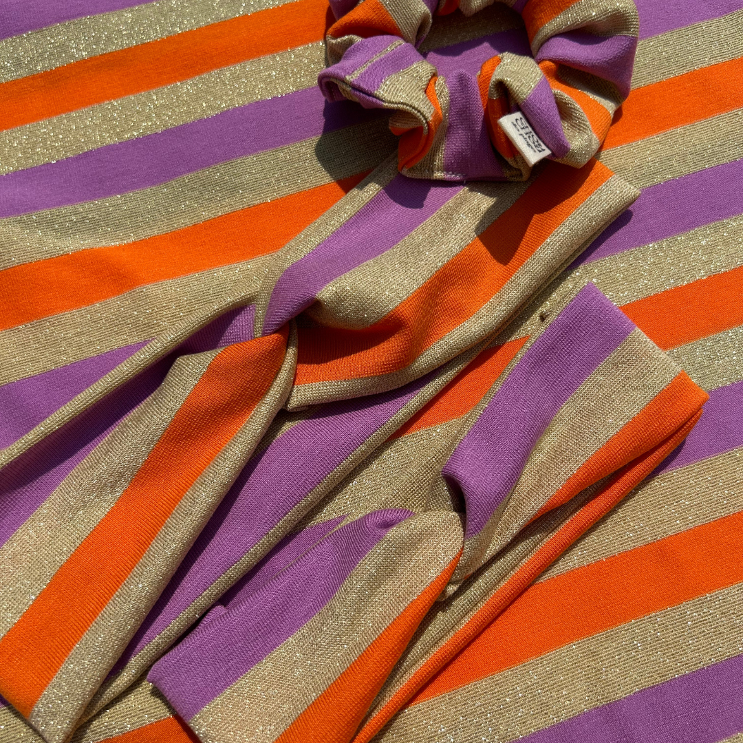 Bandeau & chouchou 🧡💜