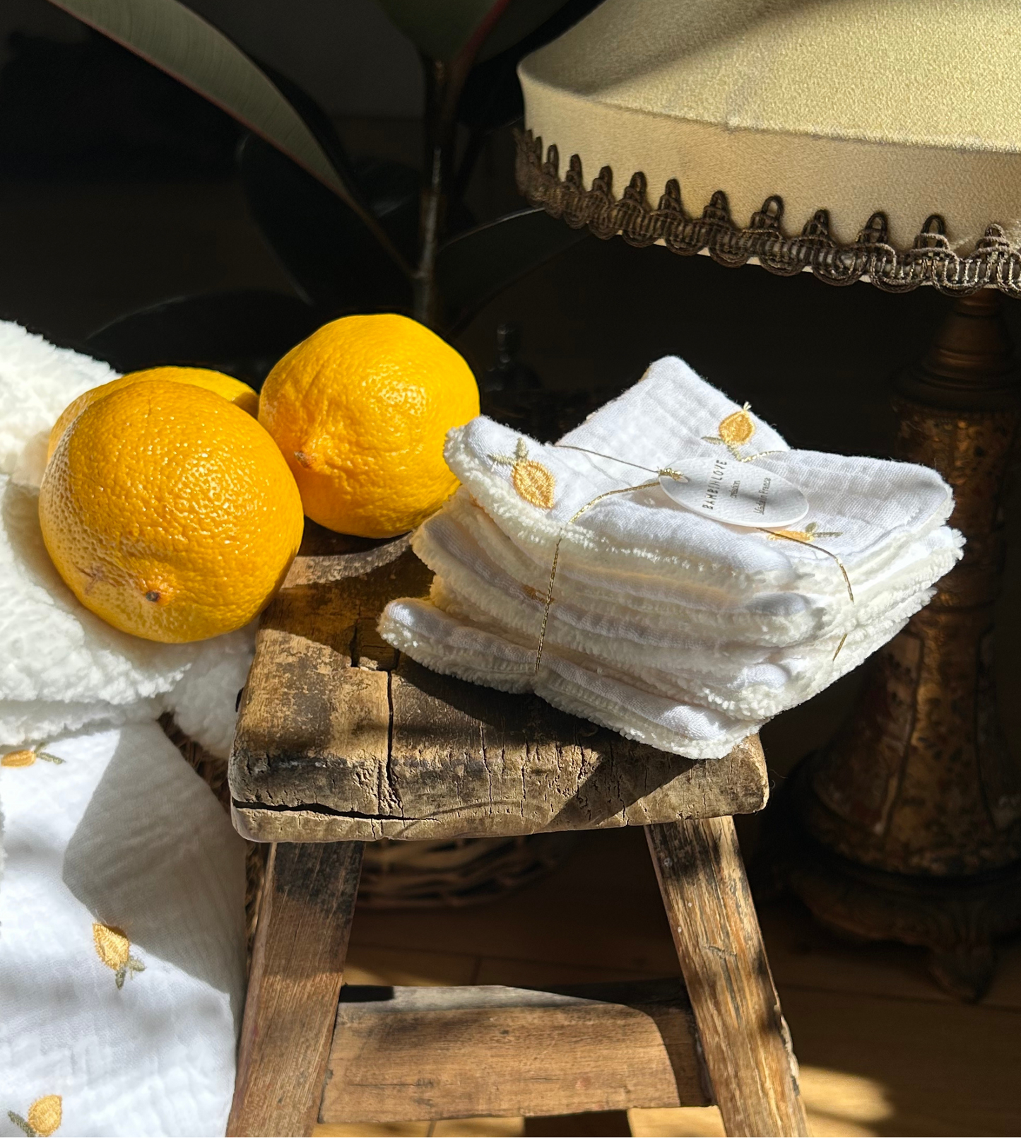 Lot de 10 lingettes lavables | Citronnade
