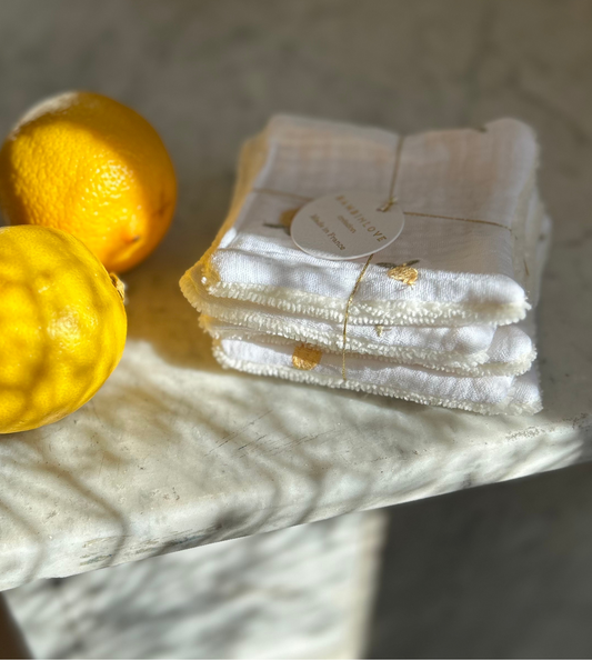 Lot de 10 lingettes lavables | Citronnade