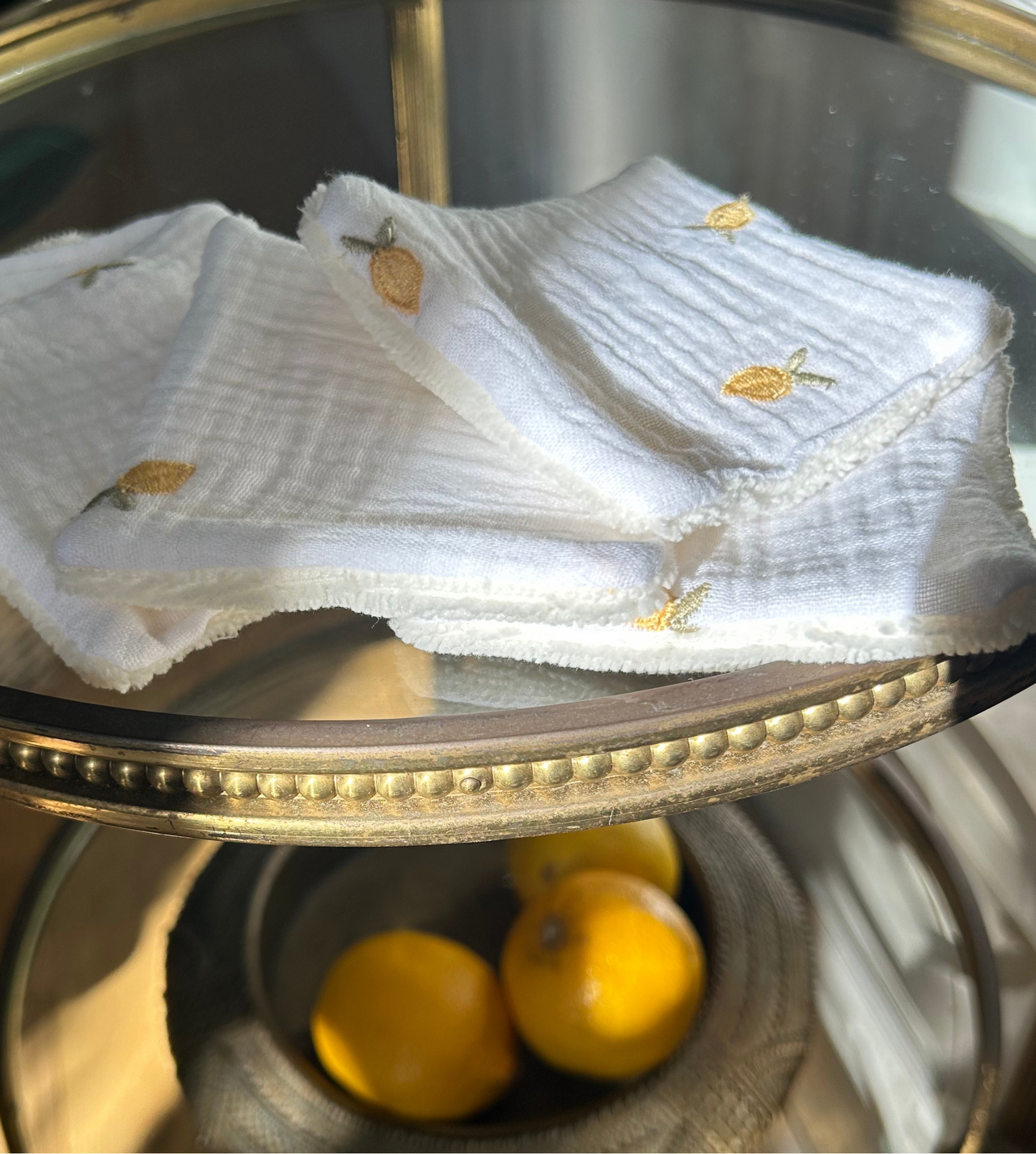 Lot de 10 lingettes lavables | Citronnade