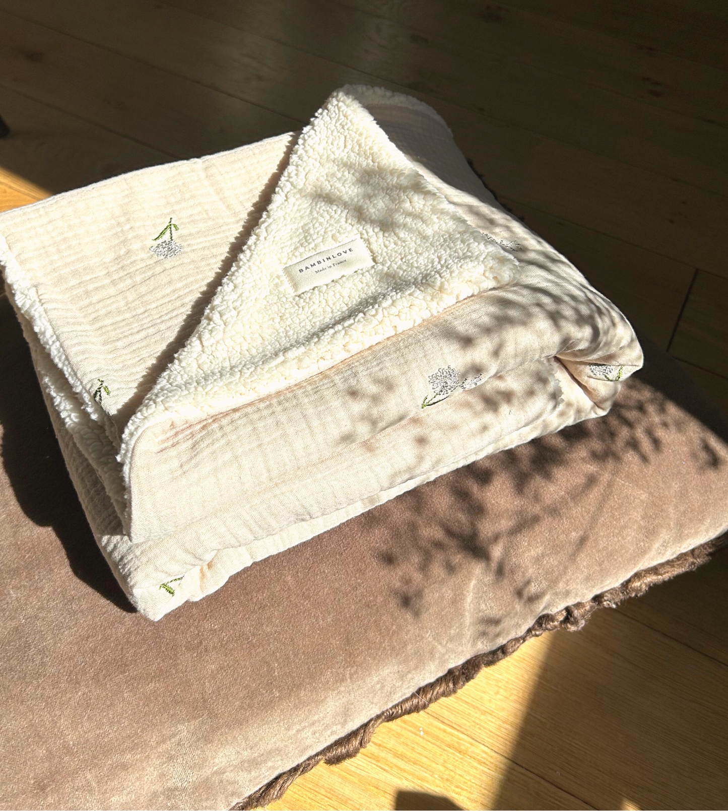 Couverture sherpa | Dahlia