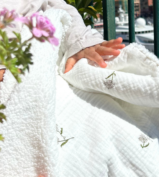 Couverture sherpa | Dahlia